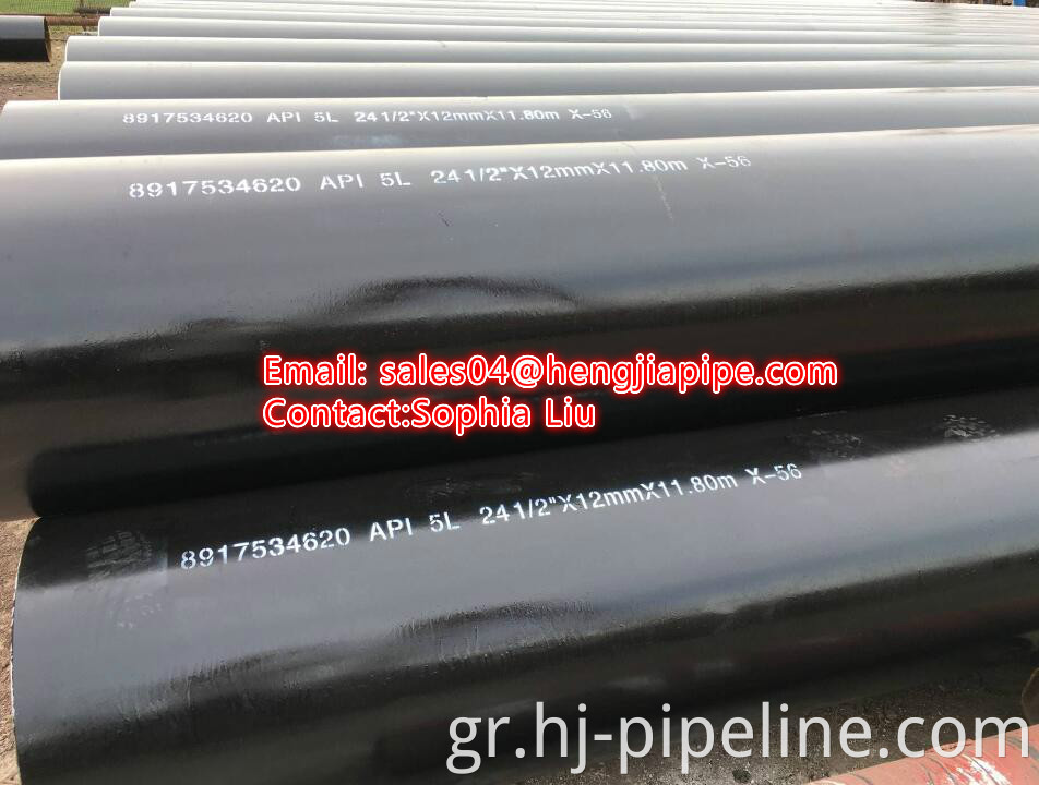 LSAW weld pipe with bevel end
